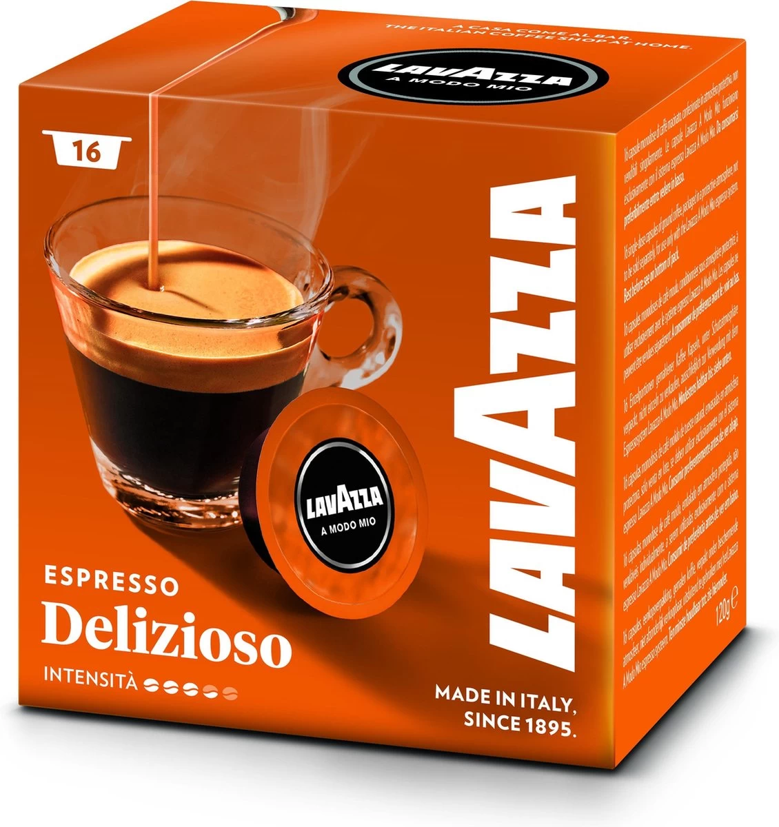Lavazza A Modo Mio Delizioso Cups Grootverpakking - 16 X 16 Stuks - Afbeelding 2