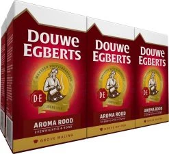 Douwe Egberts Aroma Rood Grove Maling Filterkoffie - 6 X 500 Gram