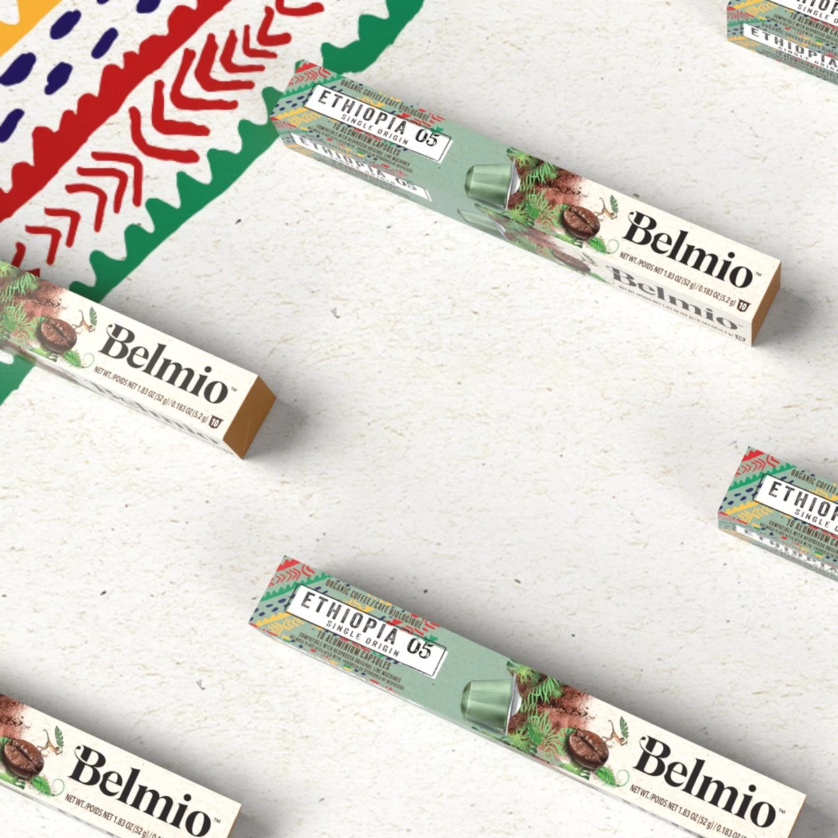 Belmio Koffiecups - ETHIOPIA Capsules - 120 Stuks - Afbeelding 3