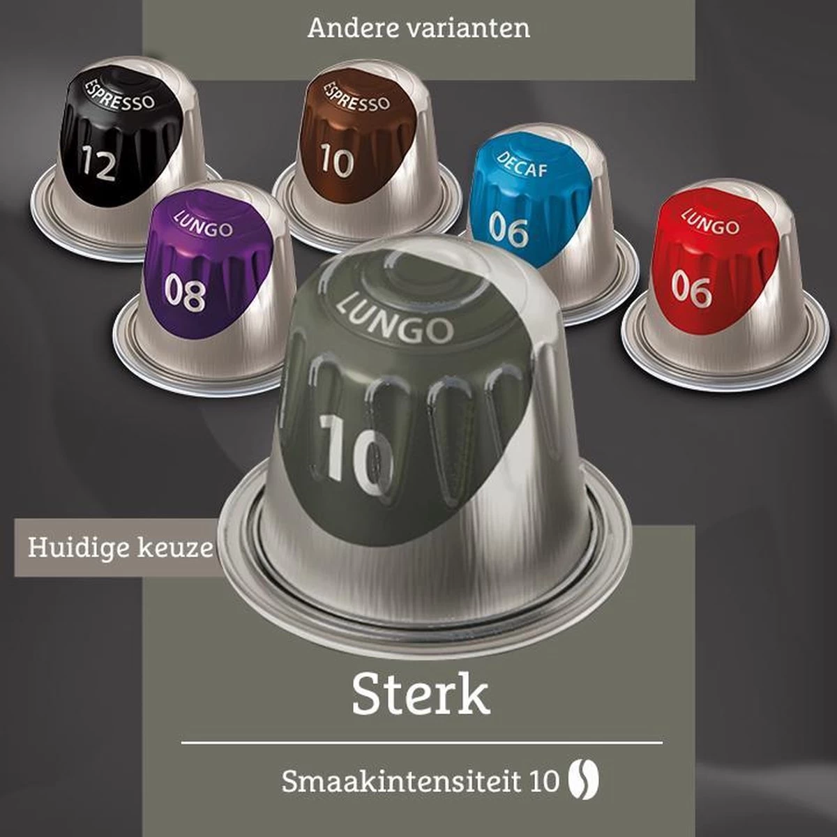 Douwe Egberts Lungo Sterk (10) - 10 X 20 Koffiecups - Afbeelding 4