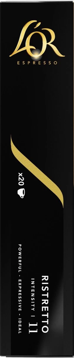 L'OR Espresso Ristretto Koffiecups - Intensiteit 11/12 - 10 X 20 Capsules - Afbeelding 8