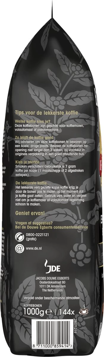 Douwe Egberts Espresso Koffiebonen - 4 X 1000 Gram - Extra Grote Verpakking - Afbeelding 6
