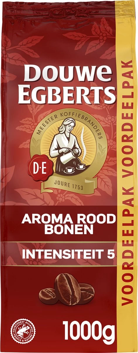 Douwe Egberts Aroma Rood Koffiebonen - 4 X 1000 Gram - Extra Grote Verpakking - Afbeelding 3