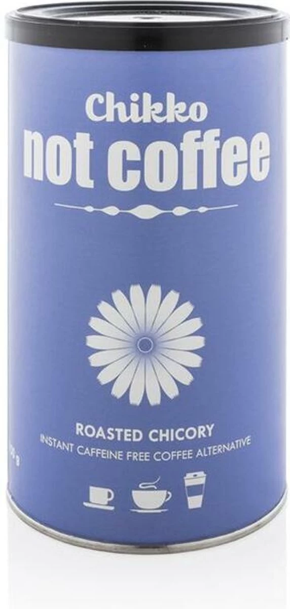 Chikko - Biologische Caffeïnevrije Koffievervanger - Geroosterde Cichorei -Roasted Chicory - 150 G - Afbeelding 2