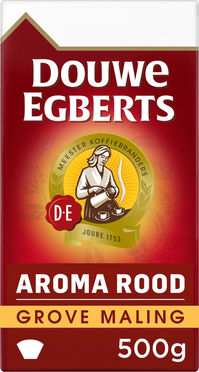 Douwe Egberts Aroma Rood Grove Maling Filterkoffie - 6 X 500 Gram - Afbeelding 7