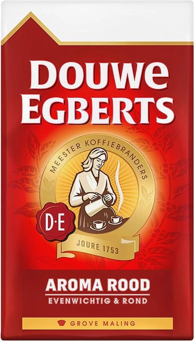 Douwe Egberts Aroma Rood Grove Maling Filterkoffie - 6 X 500 Gram - Afbeelding 8