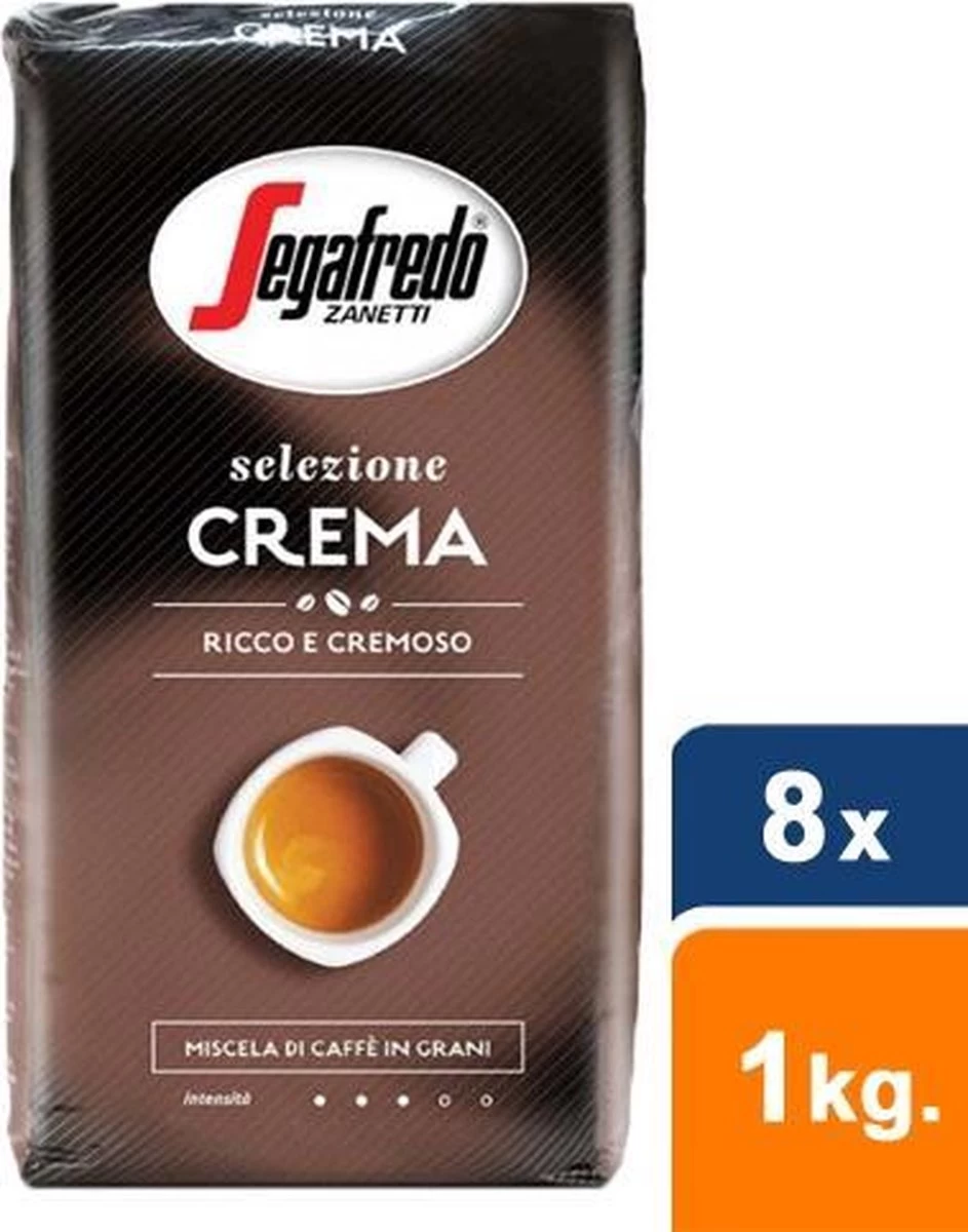 Segafredo Selezione Crema Koffiebonen - 8 X 1 Kg - Afbeelding 3